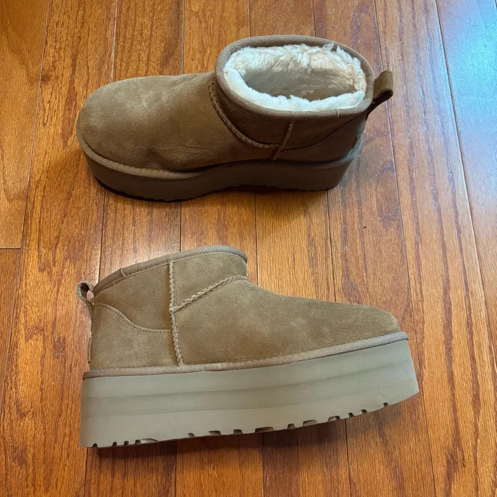 Ugg Size 8 Ugg Chestnut Mini Platform